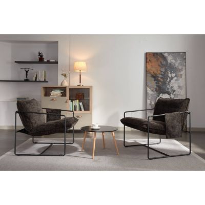 Upholstered Hanging Armchair with Metal Frame