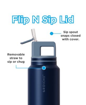 Alpine Flip 'N Sip Insulated Water Bottle with Straw 2pk 20 OZ + 40 OZ
