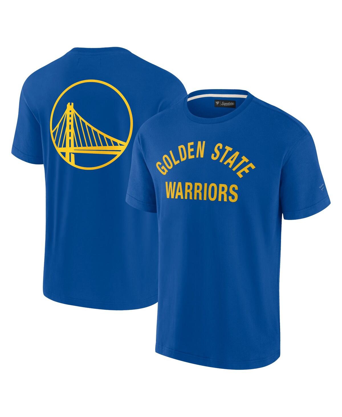 Men's and Women's Royal Golden State Warriors Elements Super Soft Short Sleeve T-Shirt - Royal