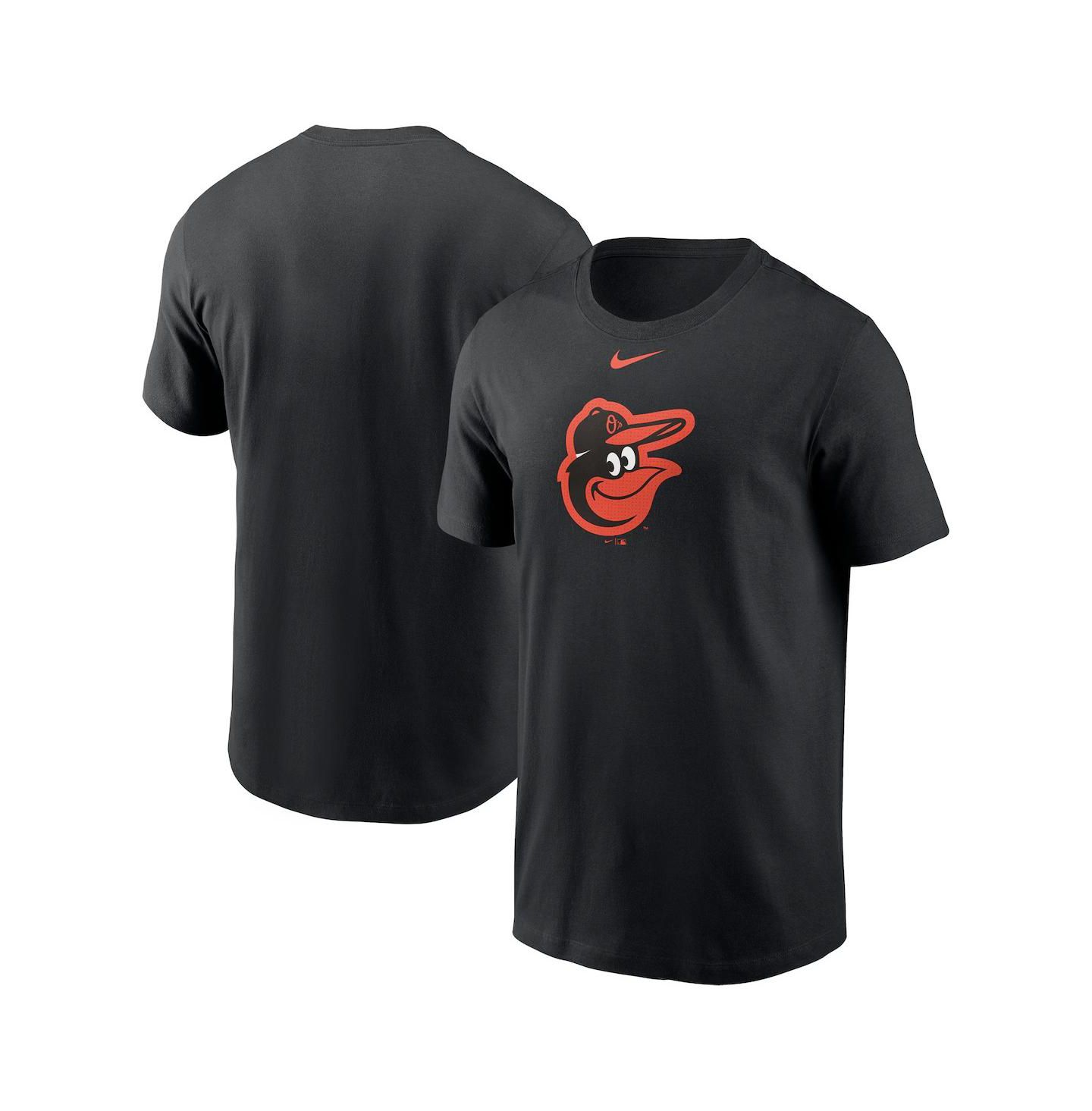 Мужская футболка Nike Black Baltimore Orioles Fuse Logo — фото 1