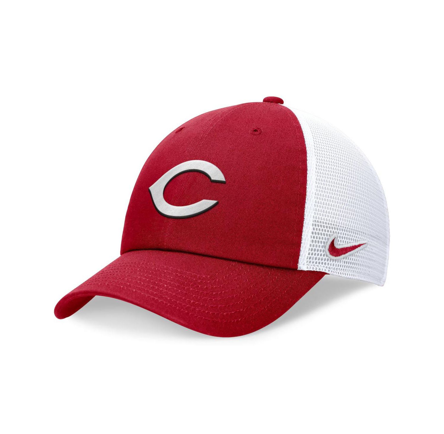 Men's Red Cincinnati Reds Evergreen Club Trucker Adjustable Hat