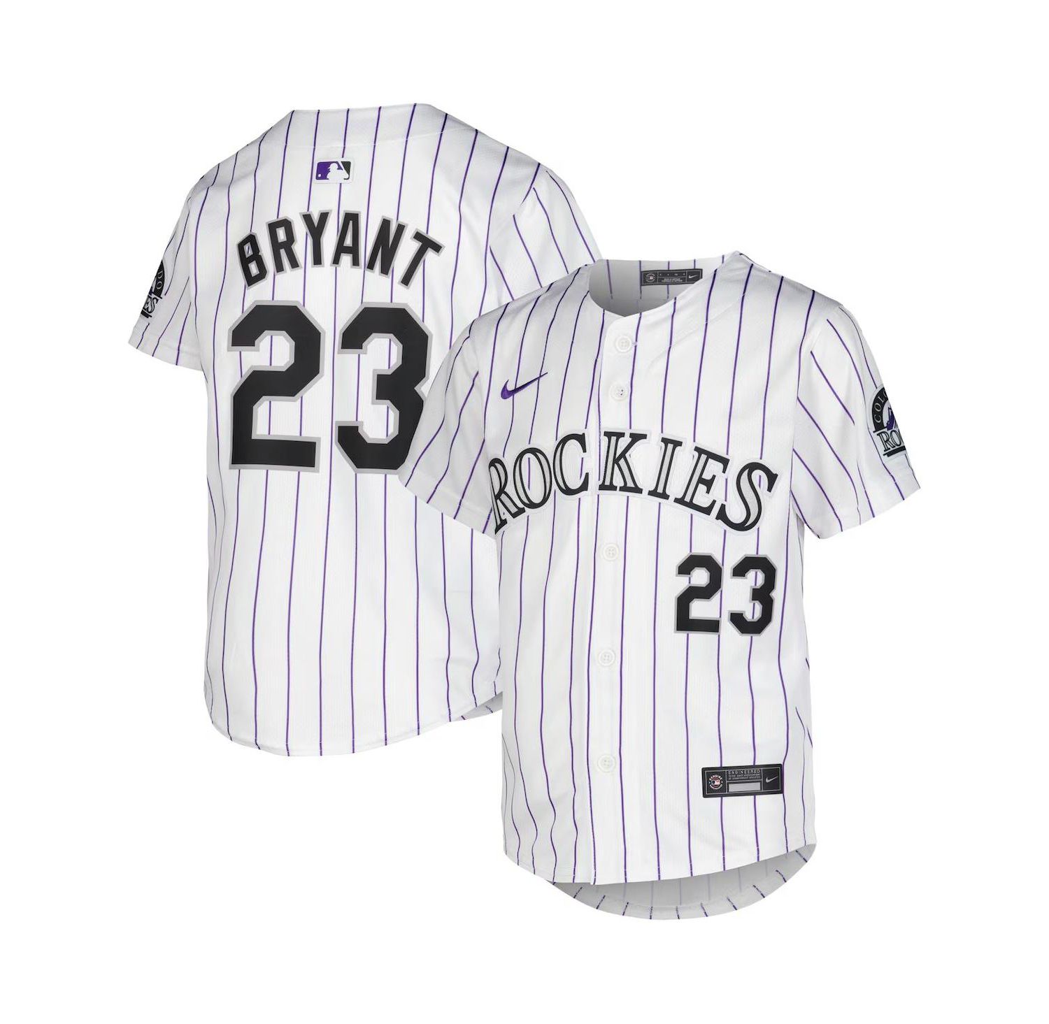 Big Boys and Girls Kris Bryant White Colorado Rockies Home Limited Player Jersey