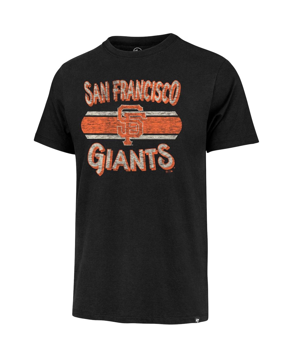 47 Brand Men'sSan Francisco Giants Renew Franklin T-Shirt - Black