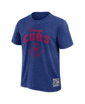 Darius Rucker Men's Collection by Heather Royal Chicago Cubs Cooperstown Collection Washed T-Shirt