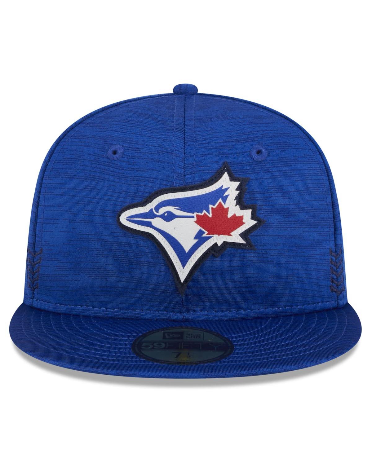 New Era Men's Royal TorontoJays 2024 Clubhouse 59FIFTY Fitted Hat - Blue