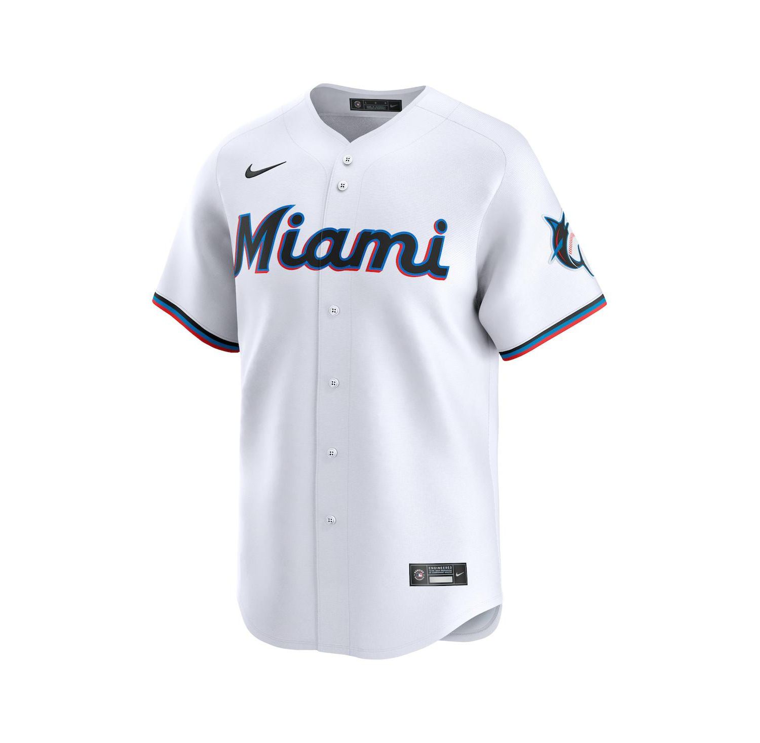 Men's Sandy Alcantara White Miami Marlins Home Limited Player Jersey