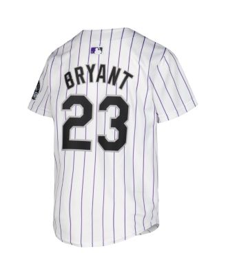 Big Boys and Girls Kris Bryant White Colorado Rockies Home Limited Player Jersey