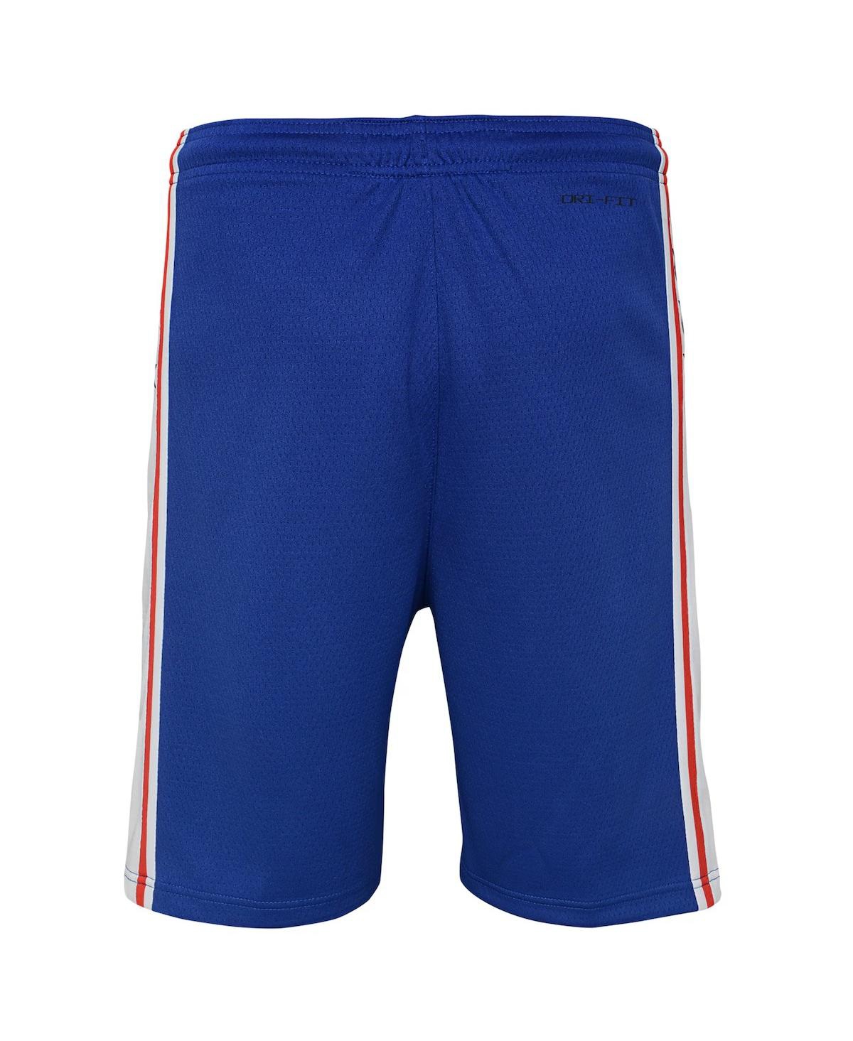 Outerstuff Nike Big Boys And Girls Royal Philadelphia 76ers Swingman Performance Shorts Â Icon Edition In Royal