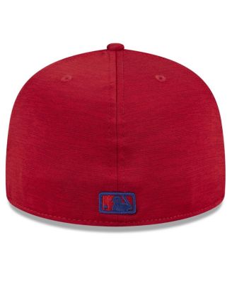 Men's Red Philadelphia Phillies 2024 Clubhouse 59FIFTY Fitted Hat