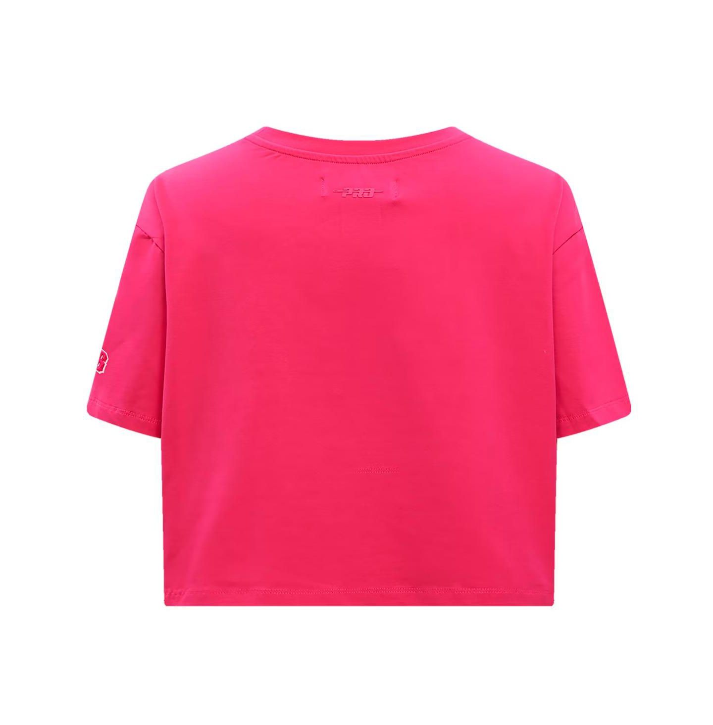 Женская футболка Pro Standard Pink San Francisco Giants Triple Pink Boxy Cropped — фото 4