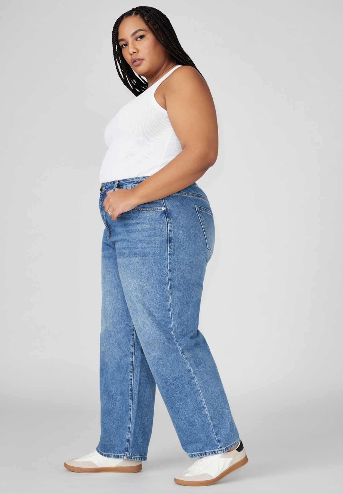 Eloquii Plus Size The Loose Fit Jean