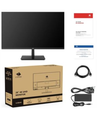 28 inch 4K Ultra HD 3840x2160 120Hz 4ms IPS Gaming Monitor, HDMI x2, DisplayPort x2, Support FreeSync