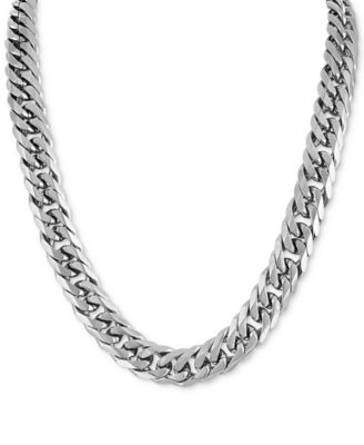 Esquire Men's Jewelry - Wide Curb Link 24" Chain Necklace