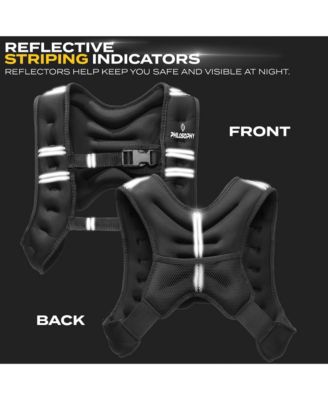Weighted Workout Vest 8 LB, Strength Training Fitness Body Weight Vest