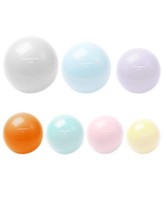 Toning Ball, 5 LB, Orange - Soft Weighted Mini Medicine Ball