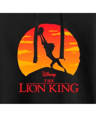 Trendy Juniors Lion King Graphic Cropped Hoodie