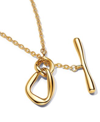   Shaped Circles T-bar 19.7 inch Necklace