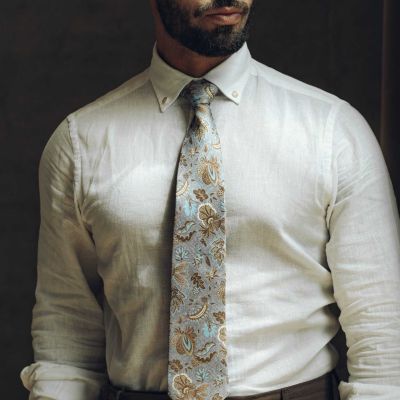 Men's Medici - Printed Silk Tie for Men