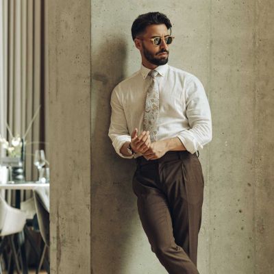 Men's Medici - Printed Silk Tie for Men