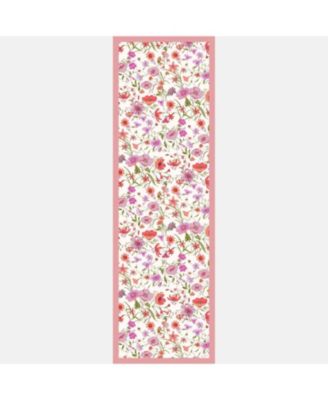 Primavera - Long Satin Silk Scarf for Women