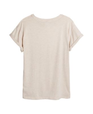 Trendy Juniors Peanuts Floral Graphic Oversized Tee