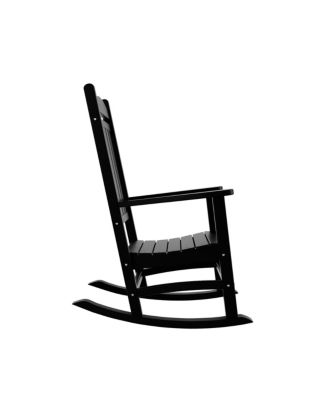 All-Weather Outdoor Patio Poly Classic Porch Rocking Chair (Set of 4)