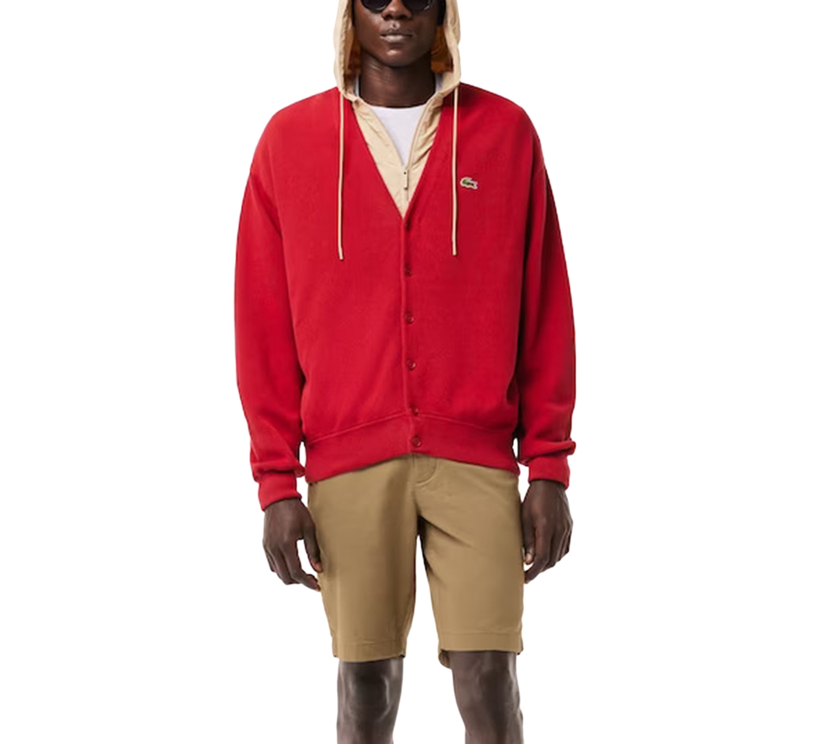 Lacoste Men's Slim-Fit Solid Bermuda Shorts