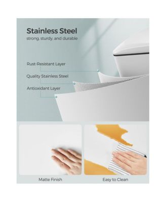 12.7 Gallon Garbage Can For Narrow Spaces With Soft-close Lid