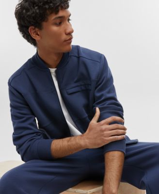 Men's Regular-Fit Full-Zip Track Jacket, Created for Macy's 