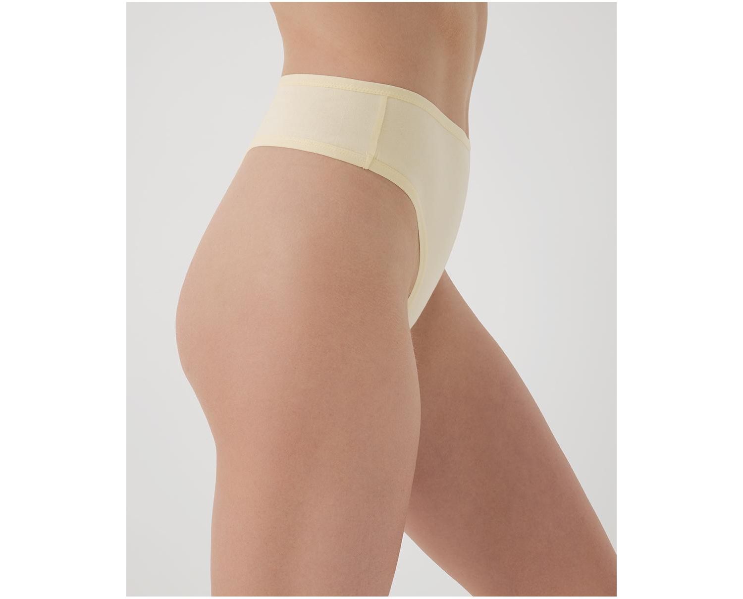 Women's Organic Cotton Everyday High Rise Thong 6-Pack