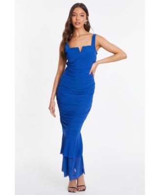 Frill hem midi dress on sale