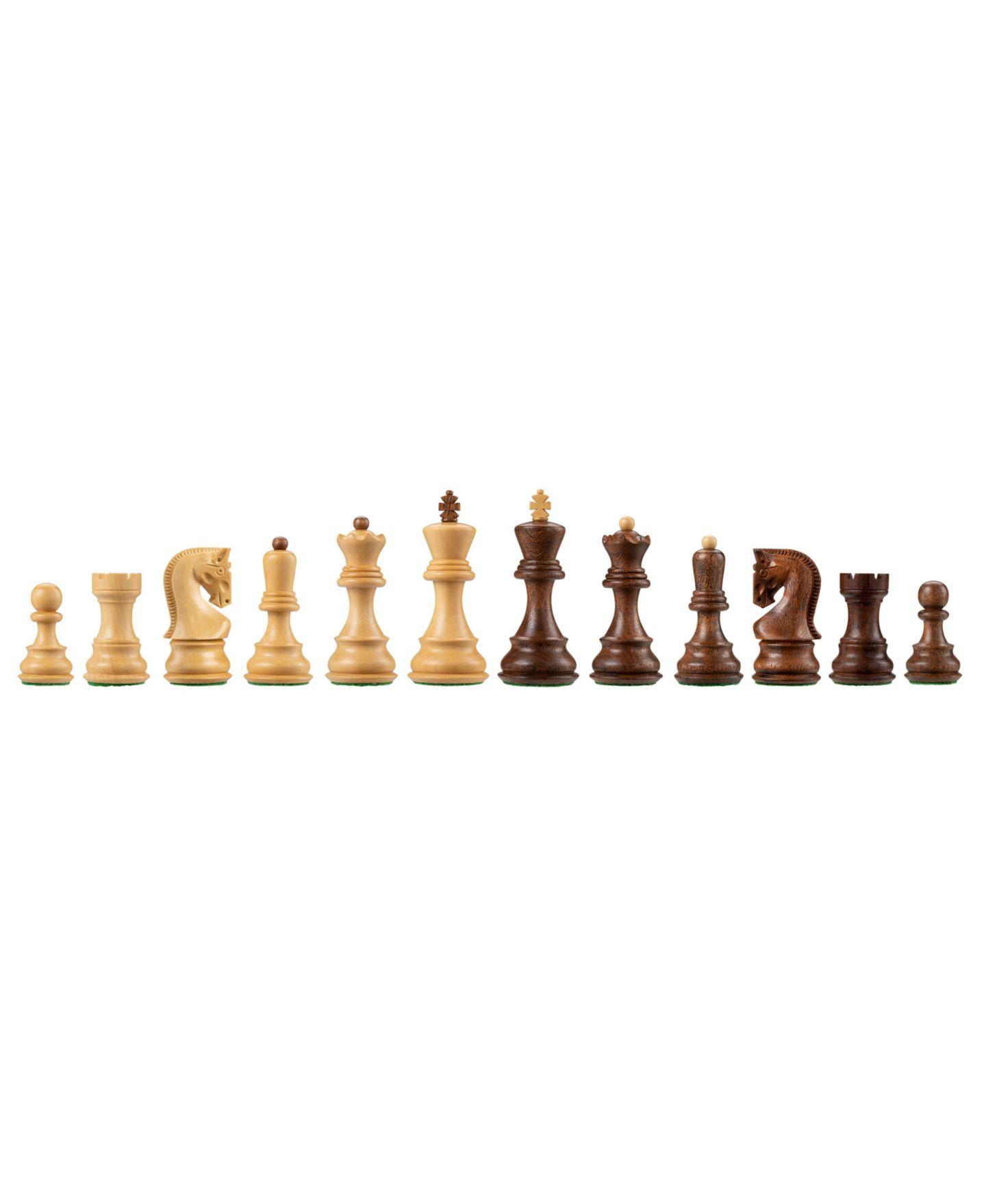 Шахматный набор Bobby Fischer Zagreb турнирный из акации и самшита, 32 фигуры, от 14 лет, цвет: Acacia And Boxwood — фото 3