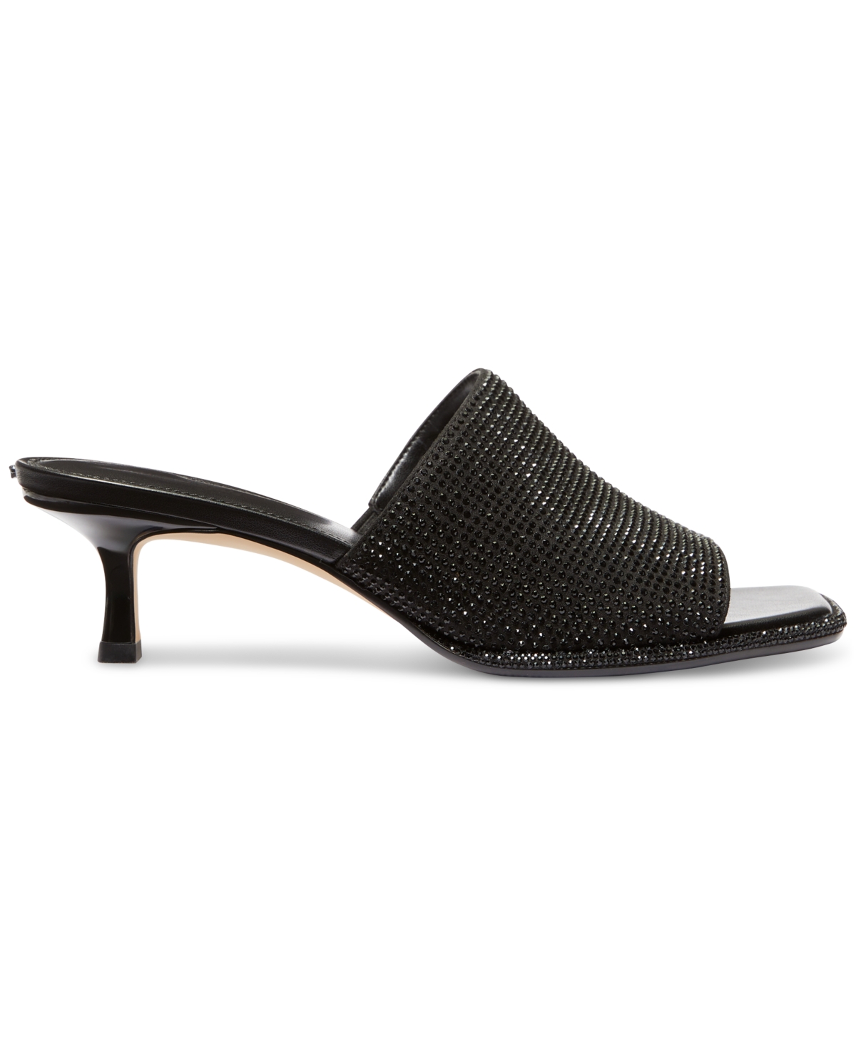 Michael Michael Kors Women's Lara Embellished Kitten-Heel Sandals - Jet Black Hot Fix