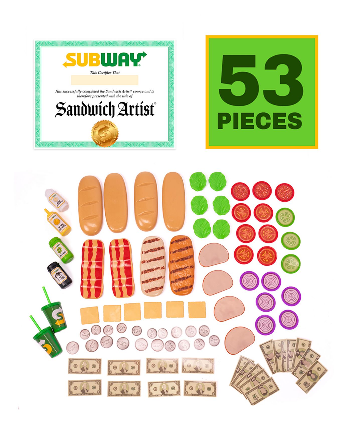 Детский игровой набор World Tech Toys Subway Sandwich Maker Playset — фото 4