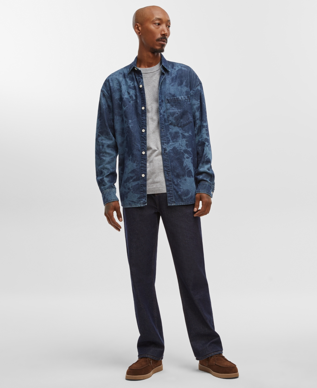 Mode Of One Men's Straight-fit Jeans, Created For Macy's In Roosevelt