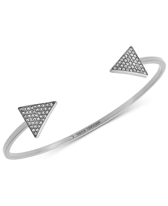 Michael Kors - Pav&eacute; Triangle Open Cuff Bracelet