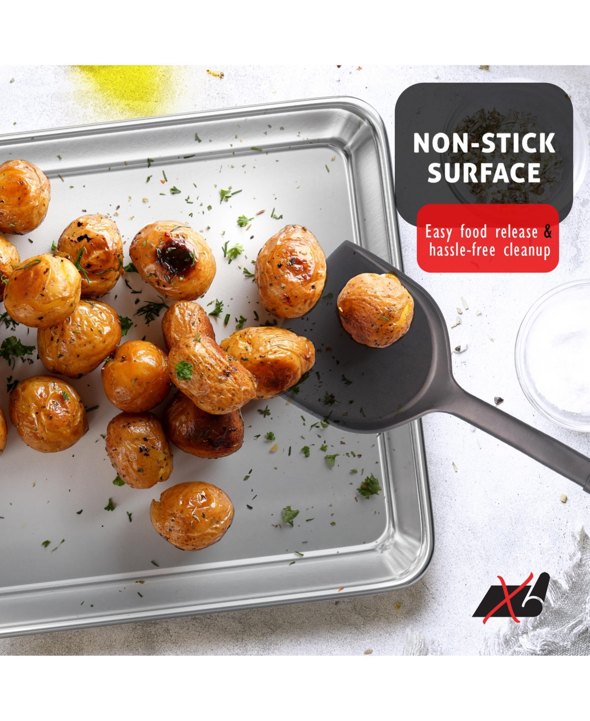 JoyTable Non-stick Aluminum Baking Sheet - Quarter Sheet 13