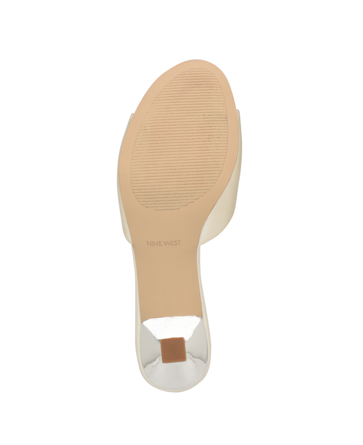 Nine West Women's Dhalia Bridal Tapered Heel Slip On Dress Sandals