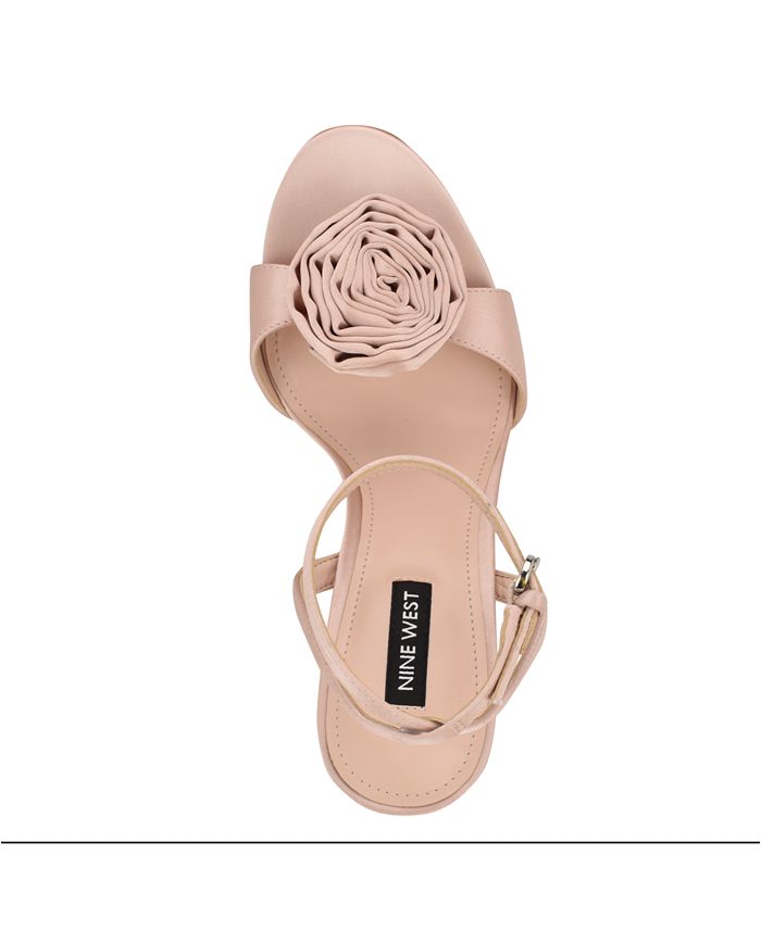 Nine West Women's Neve Almond Toe Ankle Strap Dress Sandals - Macy's