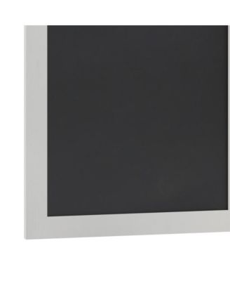 Wall Mounted Magnetic Chalkboard with Wooden Frame