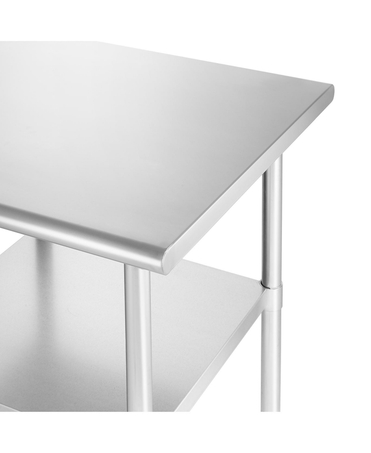 Gridmann 30 x 30 Inch Stainless Steel Table w/ Undershelf, Nsf Commercial Kitchen Work & Prep Table