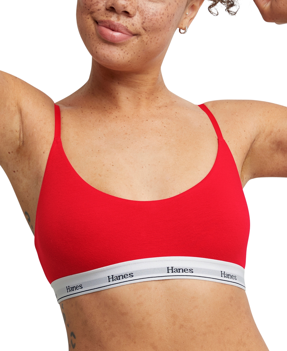 Women's Originals ComfortFlex Cropped Bralette MSO103 - White 002