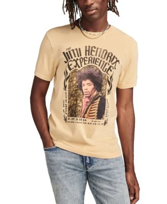 Lucky Brand Men's Jimi Hendrix Graphic T-Shirt - 100% Washed Cotton Photo Tee