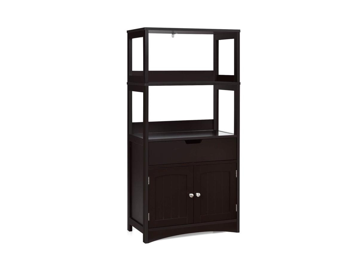 Slickblue Bathroom Storage Cabinet with Drawer and Shelf Floor Cabinet
