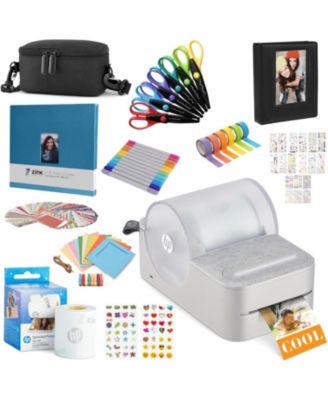 Sprocket Panorama Portable Label Printer & Photo Printer Craft Bundle