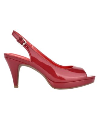 Women's Melt Peep Toe Slingback Platform Dress Sandals