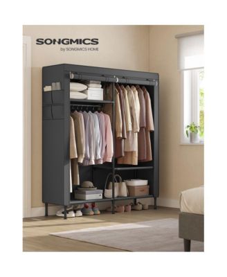 Portable Closet, Fabric Wardrobe Closet, Clothes Organizer With Hanging Rails