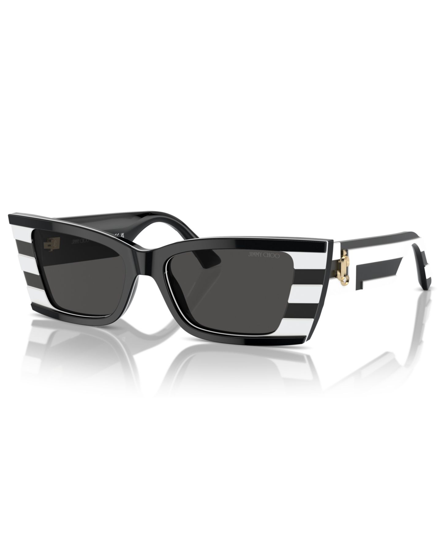Женские солнцезащитные очки Jimmy Choo Sunglasses, JC5009, цвет: Чёрный / Белый — фото 1