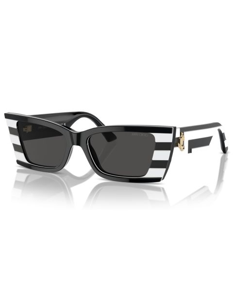 Женские солнцезащитные очки Jimmy Choo Sunglasses, JC5009, цвет: Чёрный / Белый