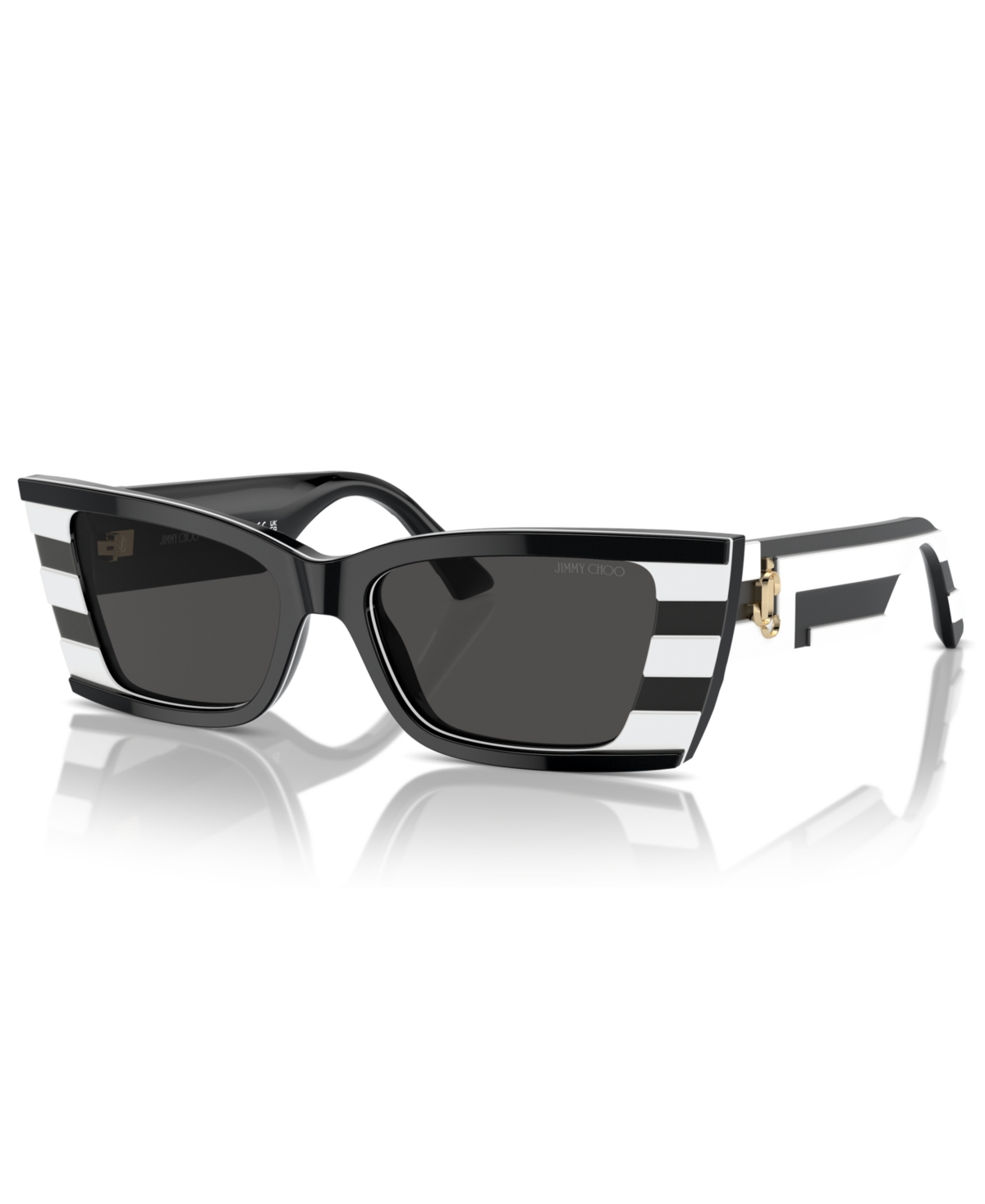 Jimmy Choo Women's Sunglasses, Jc5009 In Black And White